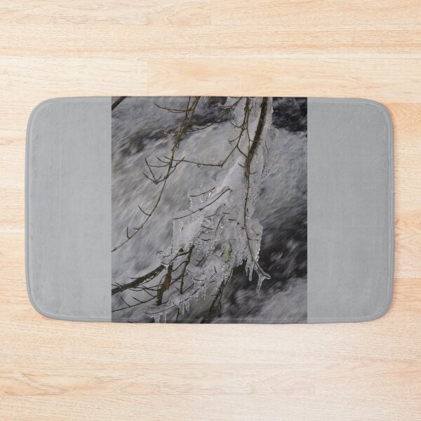 Item preview, Ice Encapsulated Branch Over The River Avon, UK designed and sold by lezvee.