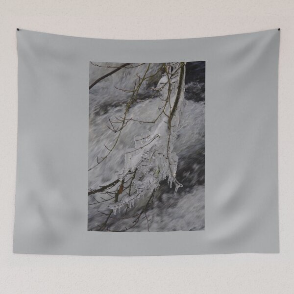 Item preview, Ice Encapsulated Branch Over The River Avon, UK designed and sold by lezvee.