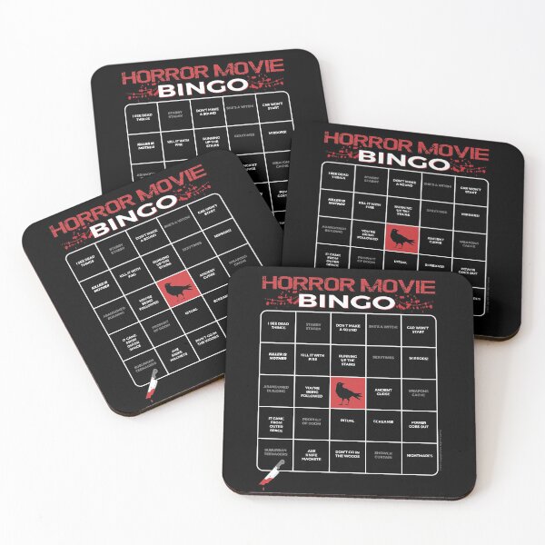 Item preview, Horror Movie Bingo designed and sold by Birdbrook Academy.