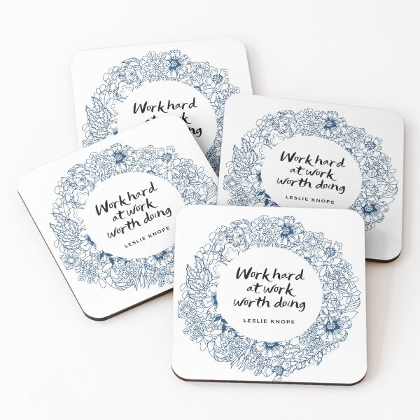 Item preview, Work Hard at Work Worth Doing Leslie Knope designed and sold by aimeeyeghies.