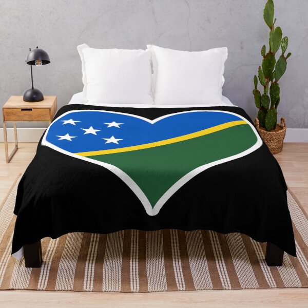 Item preview, Solomon Islands Flag Heart designed and sold by PKHalford.
