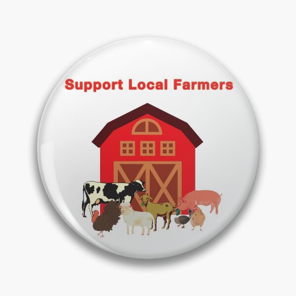 Item preview, Support Local Farmers designed and sold by janraydesigns.