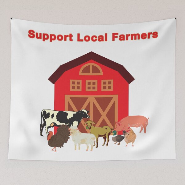 Item preview, Support Local Farmers designed and sold by janraydesigns.
