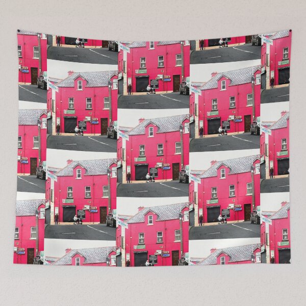 Item preview, Pink Building in Donegal designed and sold by Shulie1.