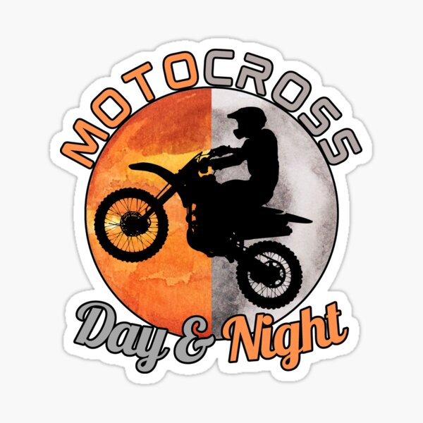 Item preview, Motocross by Day, Motocross by Night, Motocross Day and Night, Sun and Moon designed and sold by Anna Chidiac.