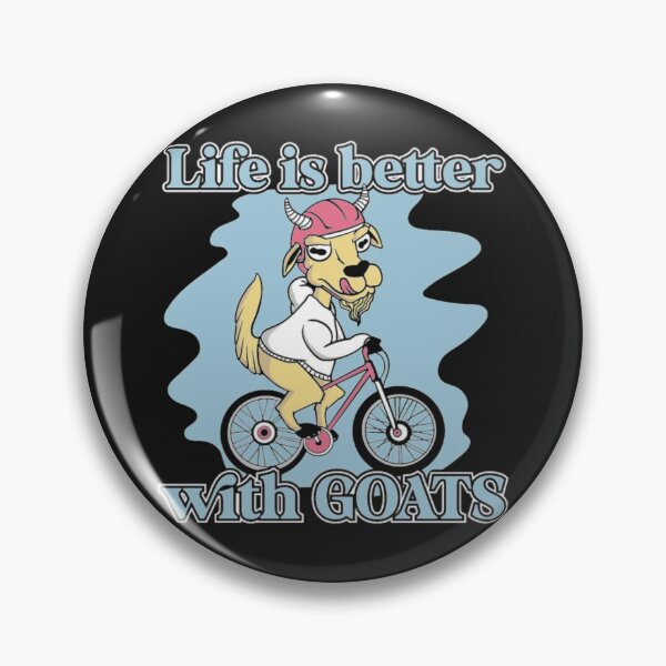 Item preview, Life With Goats Bicycle designed and sold by StarcyWol.