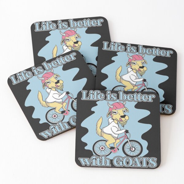 Item preview, Life With Goats Bicycle designed and sold by StarcyWol.