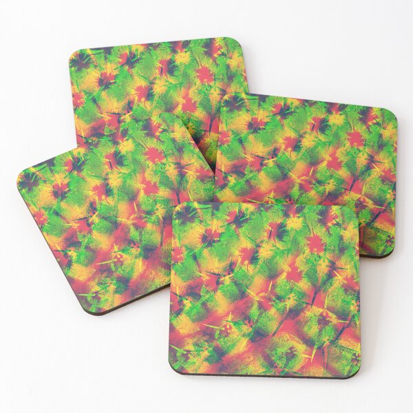 Item preview, Abtract cactus plants abstracting art  designed and sold by Tropical Blood.
