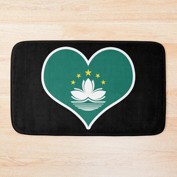 Item preview, Macau Flag Heart designed and sold by PKHalford.