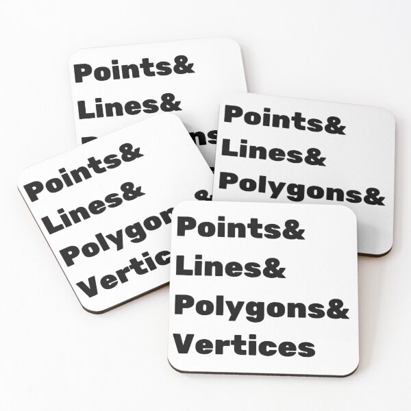 Item preview, Points, Lines, Polygons, Vertices designed and sold by lawlessdesign.