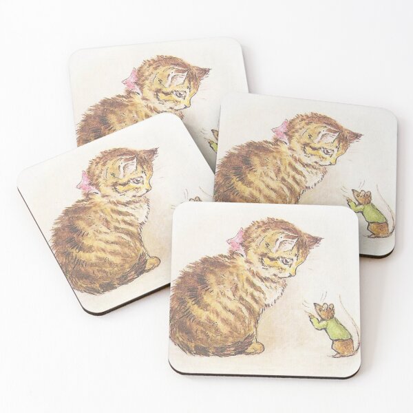 Item preview, Beatrix Potter The Story of Miss Moppet Cat and Mouse Illustration  designed and sold by Pinkmagenta.