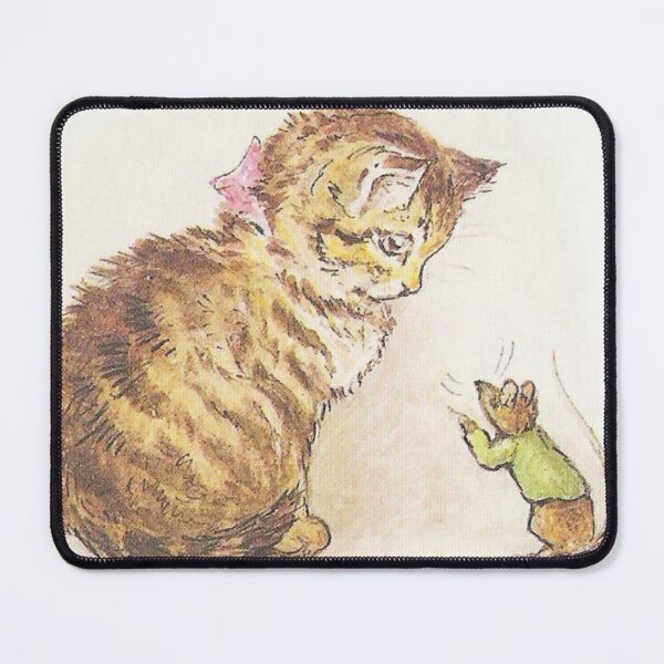 Item preview, Beatrix Potter The Story of Miss Moppet Cat and Mouse Illustration  designed and sold by Pinkmagenta.