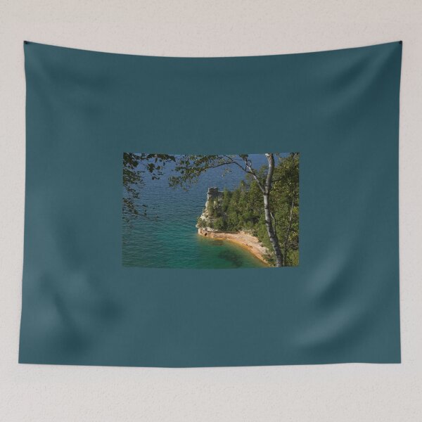 Item preview, Miner`s Castle, rock formation, Munising, Michigan, PaulKPhoto designed and sold by PaulKPhoto.
