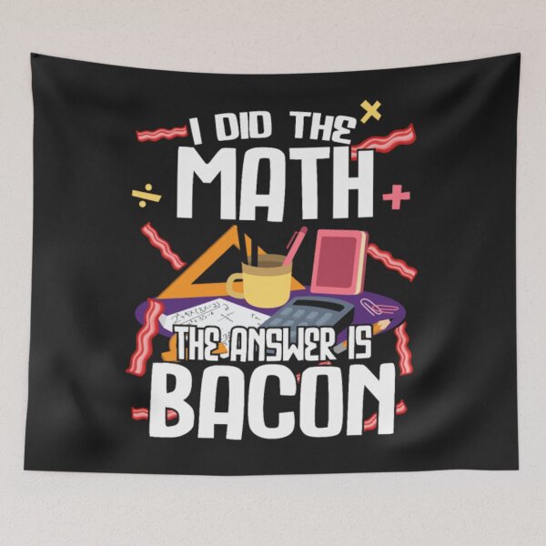 Item preview, Bill Bacon Is The Answer Maths designed and sold by StarcyWol.