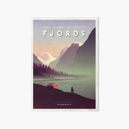 Fjords Galeriedruck
