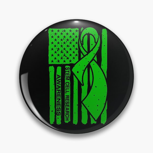 Item preview, Stem Cell Research Awareness Ribbon American Flag designed and sold by Tadmab.