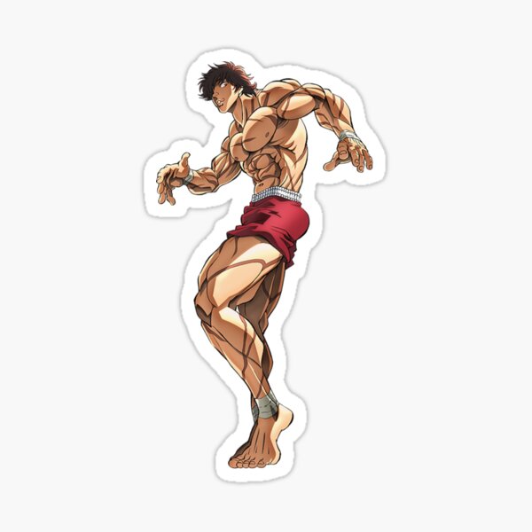Baki - Diseño de personajes Pegatina