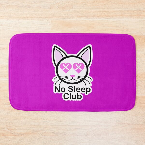 Item preview, No Sleep Club heart cat designed and sold by CedarRaiyne.