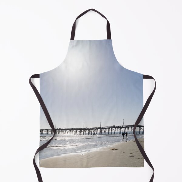 Item preview, Sunshiny SoCal Beach Day - Strolling Couple at Newport Beach Pier designed and sold by Georgia Mizuleva.
