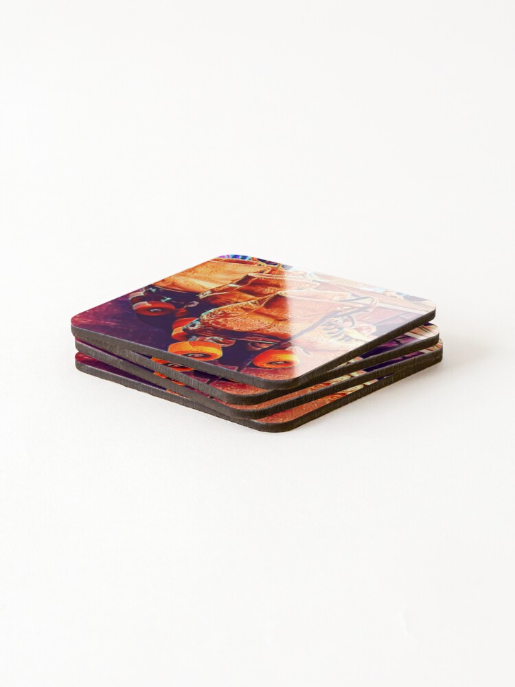 Thumbnail 4 of 5, Coasters (Set of 4), Rolling designed and sold by RandaRubyRed.