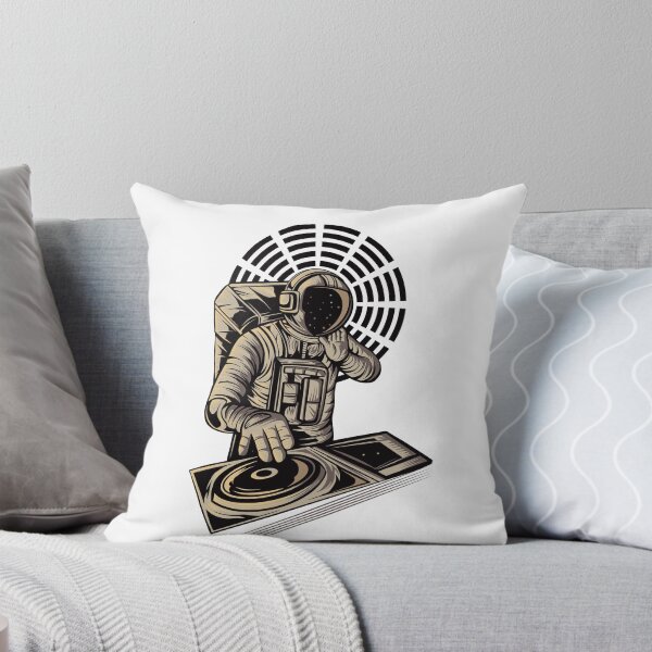 Item preview, Copy of DJ Astronaut mix music in space white pattern  designed and sold by coffeeapparel.