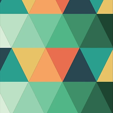 Artwork thumbnail, Colorful Triangle Pattern by FridPix