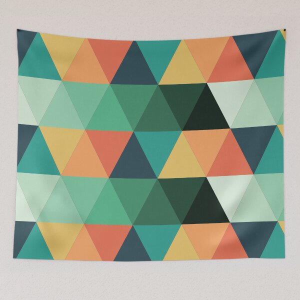 Item preview, Colorful Triangle Pattern designed and sold by FridPix.