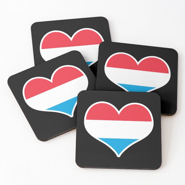 Item preview, Luxembourg Flag Heart designed and sold by PKHalford.