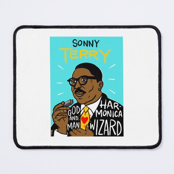 Item preview, Sonny Terry Blues Folk Art designed and sold by krusefolkart.