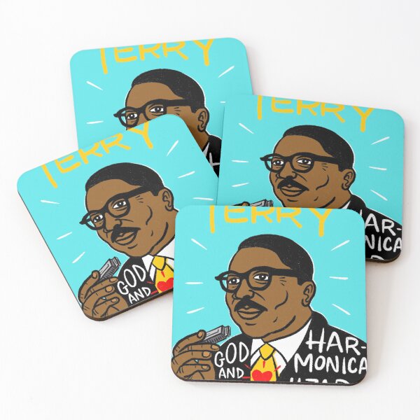Item preview, Sonny Terry Blues Folk Art designed and sold by krusefolkart.