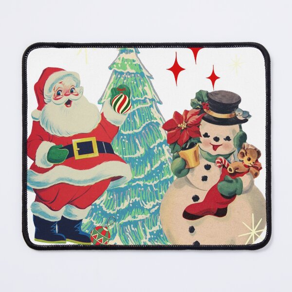 Item preview, Vintage Santa and Snowman Sweatshirt designed and sold by SantaAnnas.