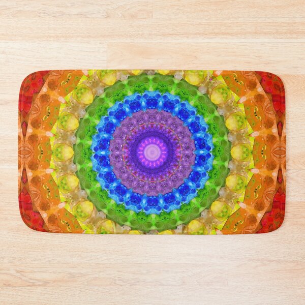 Item preview, Dynamic Colorful Chakra Mandala 2 Art designed and sold by Sharon Cummings Art.