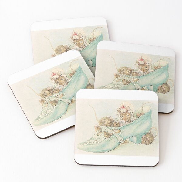 Item preview, Beatrix Potter Mouse in Shoe Appley Dapply’s Nursery Rhymes Illustration  designed and sold by Pinkmagenta.