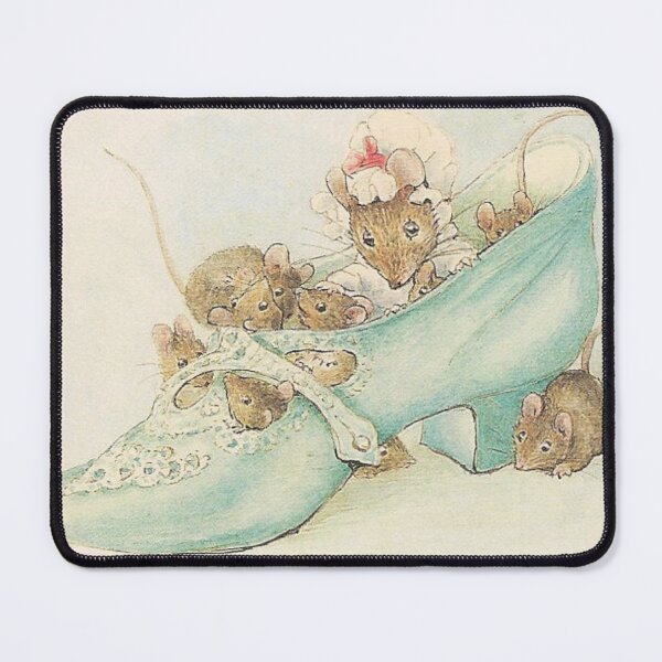 Item preview, Beatrix Potter Mouse in Shoe Appley Dapply’s Nursery Rhymes Illustration designed and sold by Pinkmagenta.