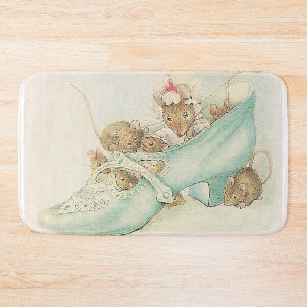 Item preview, Beatrix Potter Mouse in Shoe Appley Dapply’s Nursery Rhymes Illustration  designed and sold by Pinkmagenta.