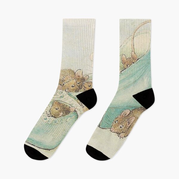 Item preview, Beatrix Potter Mouse in Shoe Appley Dapply’s Nursery Rhymes Illustration  designed and sold by Pinkmagenta.