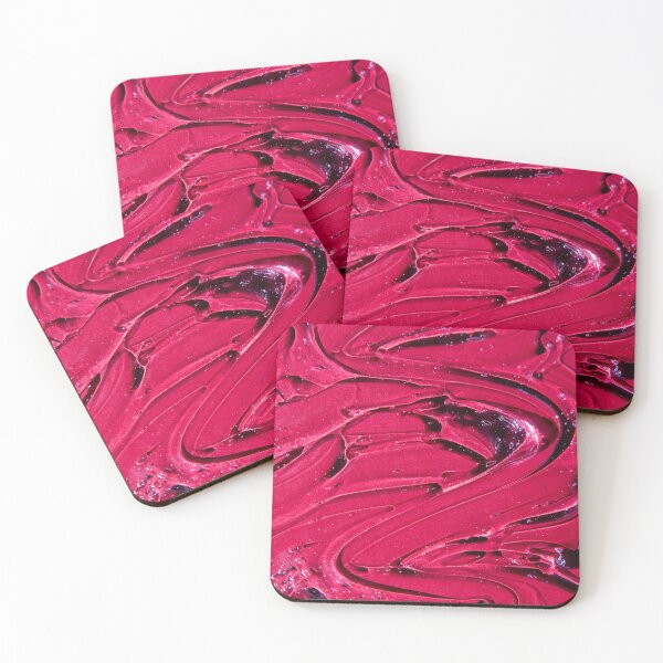 Item preview, Abstract red paint flow with waves designed and sold by KefrostDs.