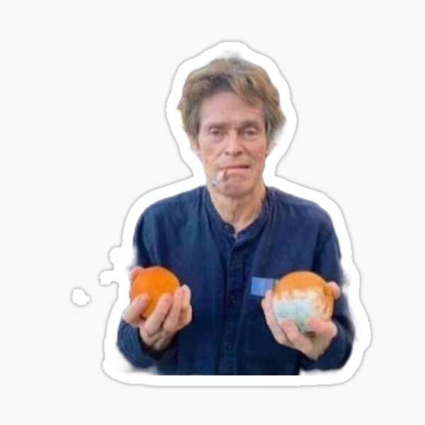 Item preview, Willem Dafoe orange designed and sold by Helixxstore.