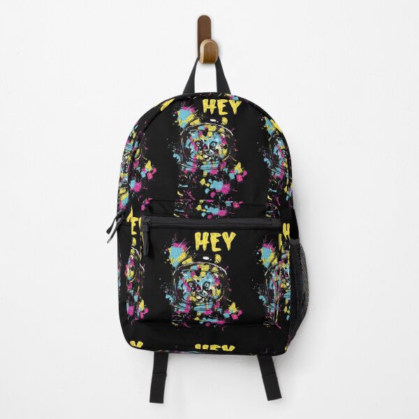 Item preview, Colorful Cat Says Hey, yellow, pink and blue designed and sold by sama-stylish.