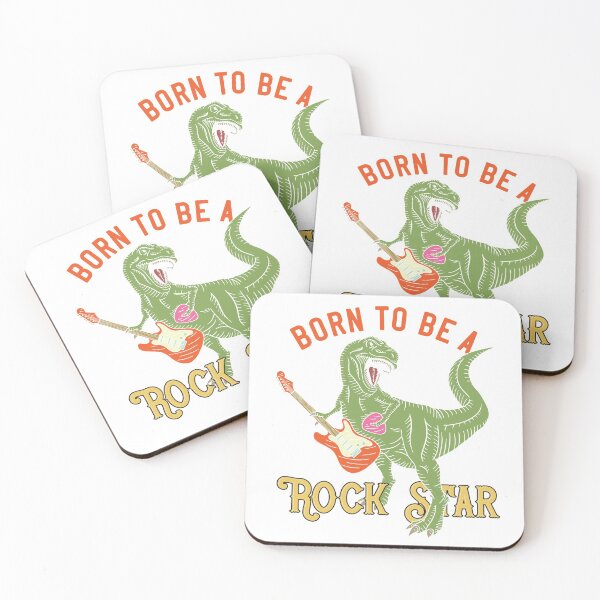 Item preview,   Born To Be Rock Star T-Shirt , funny T-Rex I T Rex Problems I Funny Dinsosaur T-ShirtT Rex playing music  T-Shirt, T Rex If You're Happy and You Know It Clap Your Oh T-Shirt designed and sold by Luckydoe1.