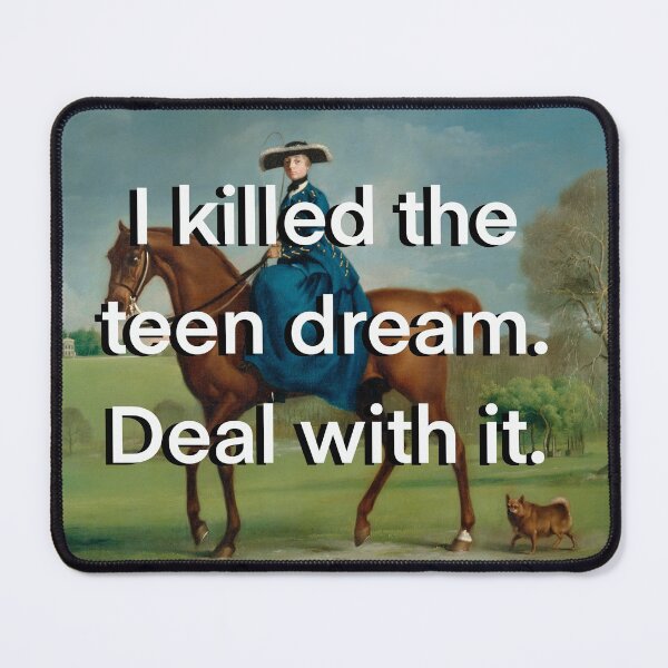 Item preview, I Killed the Teen Dream Jawbreaker Quote designed and sold by KristaZed.