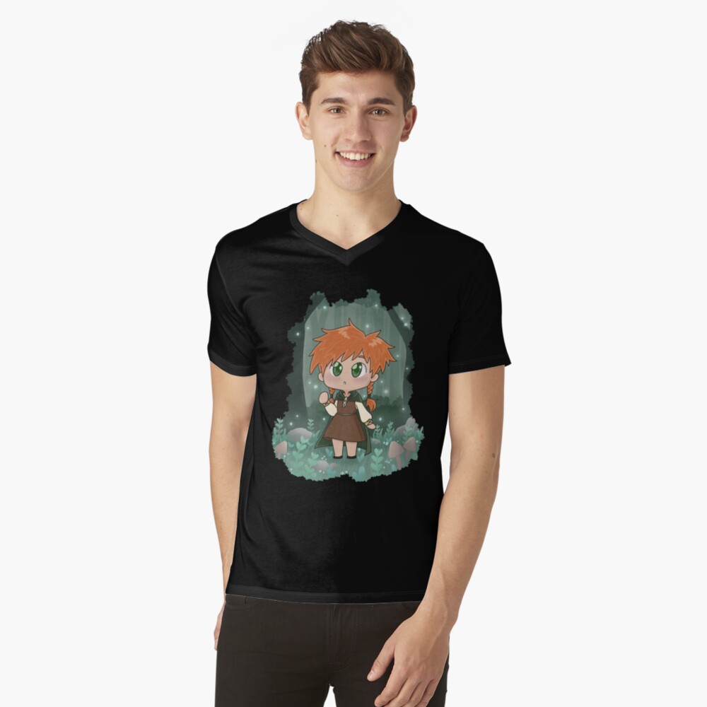 Item preview, V-Neck T-Shirt designed and sold by kabocha-chan.