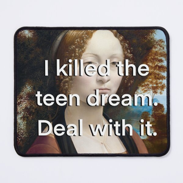 Item preview, I Killed the Teen Dream Jawbreaker Quote Again designed and sold by KristaZed.