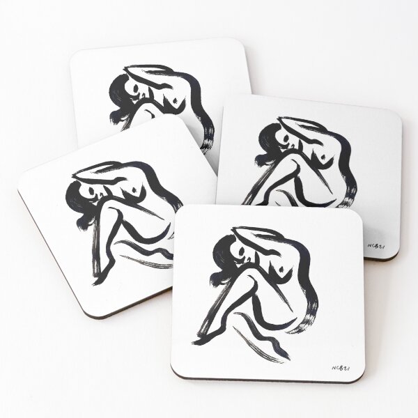 Item preview, MINIMAL LIFE DRAWING IN INK #4 designed and sold by ncbennett.