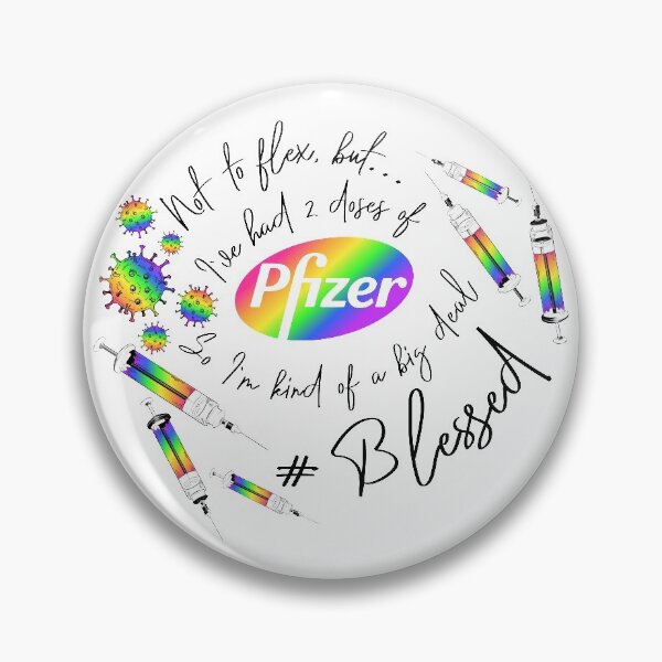 Item preview, 2 Shots of Pfizer and I'm Blessed designed and sold by AzraelAbbadon.