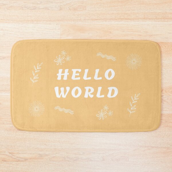 Item preview, HELLO WORLD designed and sold by MissJhane.