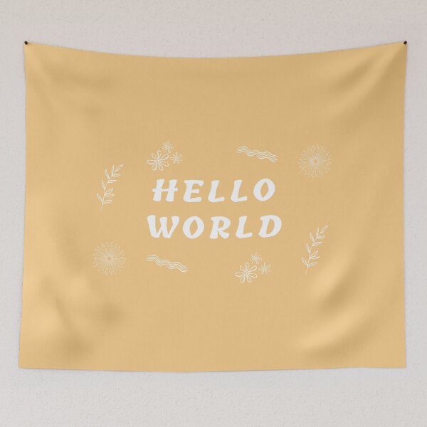 Item preview, HELLO WORLD designed and sold by MissJhane.