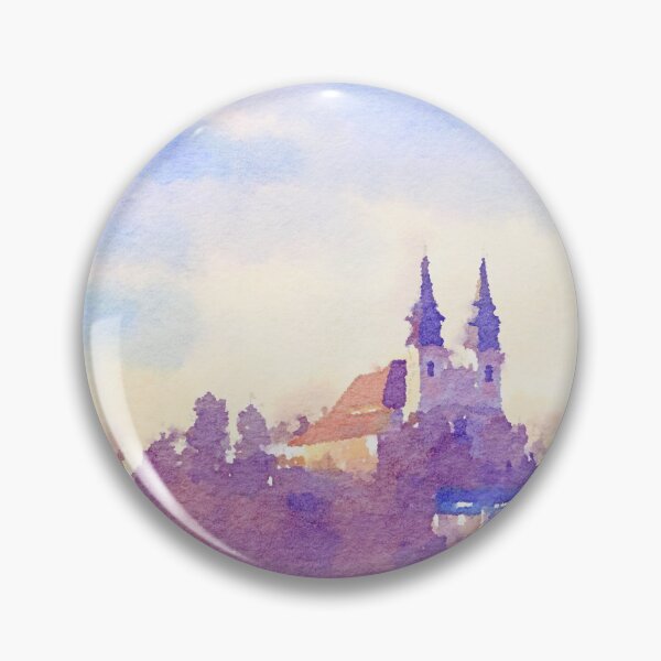 Item preview, Pöstlingberg Linz watercolor designed and sold by Lexpixelart.