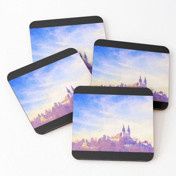 Item preview, Pöstlingberg Linz watercolor designed and sold by Lexpixelart.