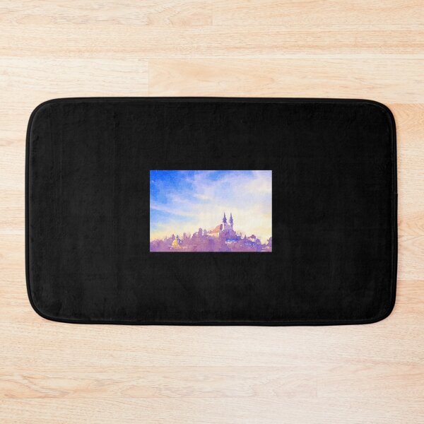 Item preview, Pöstlingberg Linz watercolor designed and sold by Lexpixelart.